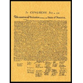 Declaration of Independence Document - Original (9 1/2"x12 1/2")